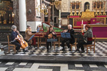 Photos of the artist's Mass in the Saint Carrolus Borromeus church in Antwerp on 1th March 2015 